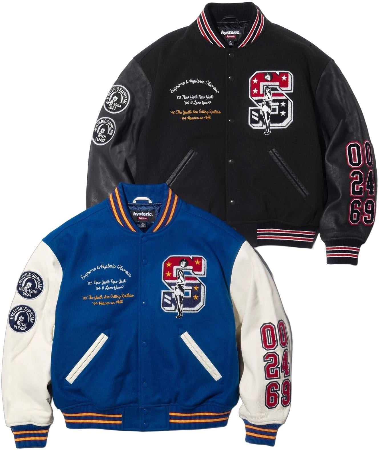 Supreme®/HYSTERIC GLAMOUR Varsity Jacket